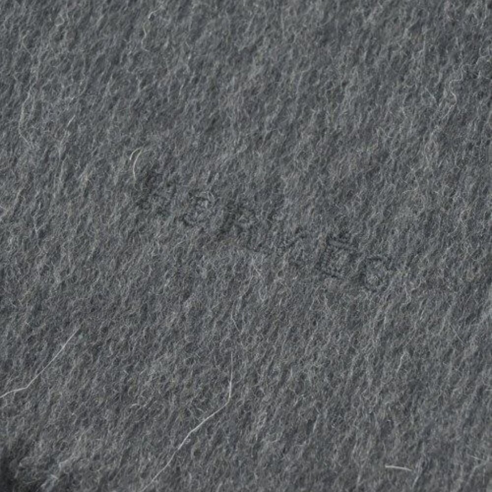 Hermes Scarf Cashmere Gray - Picture 4 of 5